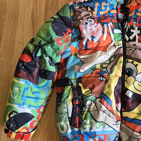 Members Only Spongebob Jacket Men Size M - Picture 3 of 10